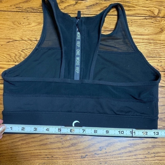 zyia Active All Star SPORTS Bra SZ MEDIUM  "one more rep" WORKOUT fitness M? - Picture 3 of 6